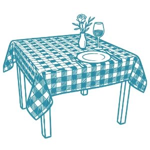 Obrusy w Kratę
