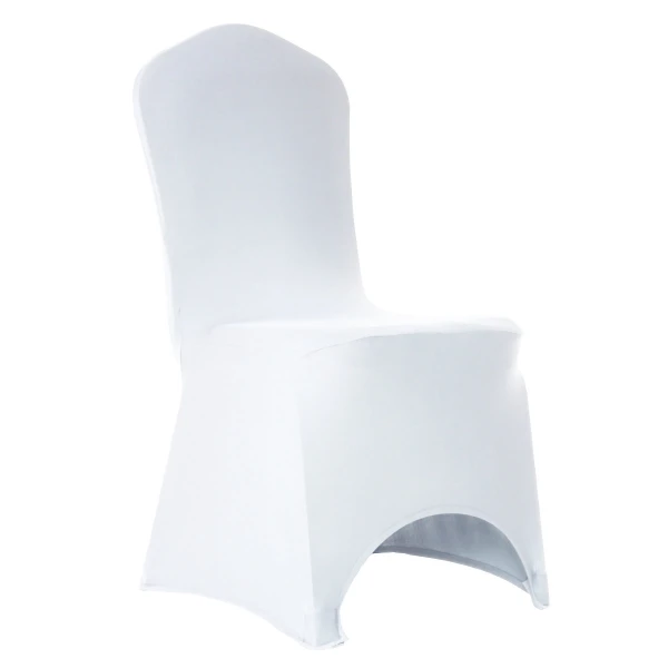 Pokrowiec elastyczny na krzesło bankietowe Benek M1 biały