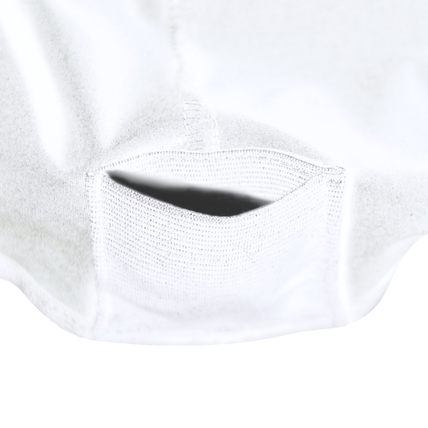 Pokrowiec obrus elastyczny na stół koktajlowy Benek biały