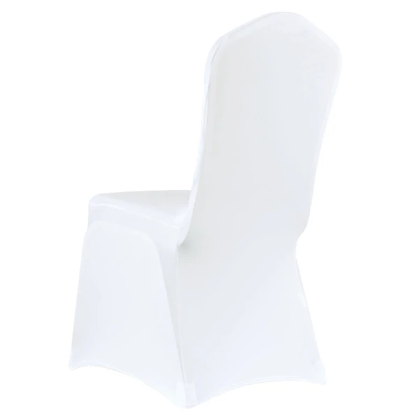 Pokrowiec elastyczny na krzesło bankietowe Benek M2 biały