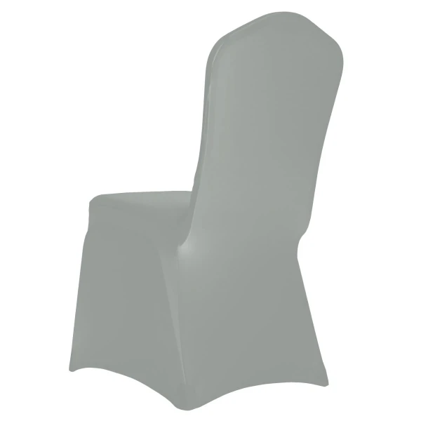 Pokrowiec elastyczny na krzesło bankietowe Benek M2 szary
