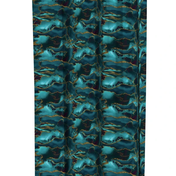 Zasłona na taśmie marszczącej Velvet Deco Druk 22308-1001