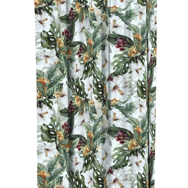 Zasłona w kwiaty Velvet Deco Druk 22596-1001, szerokość 1