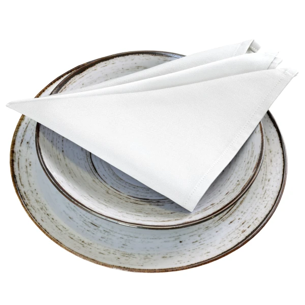 Serwetki Bankietowe Materiałowe Lamia, Biały 01W