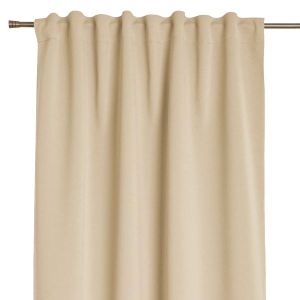 Zasłona zaciemniająca na taśmie marszczącej Blackout Uni