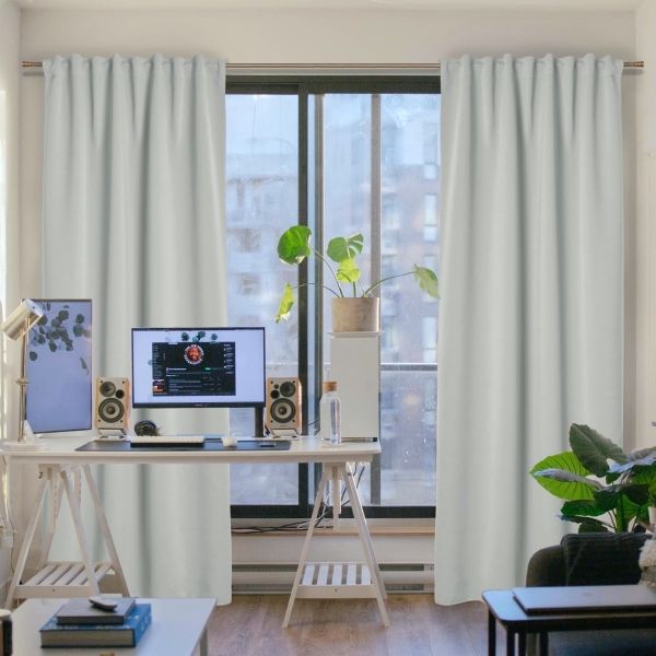 Zasłona zaciemniająca na taśmie marszczącej Blackout Uni