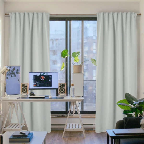 Zasłona zaciemniająca na taśmie marszczącej Blackout Uni