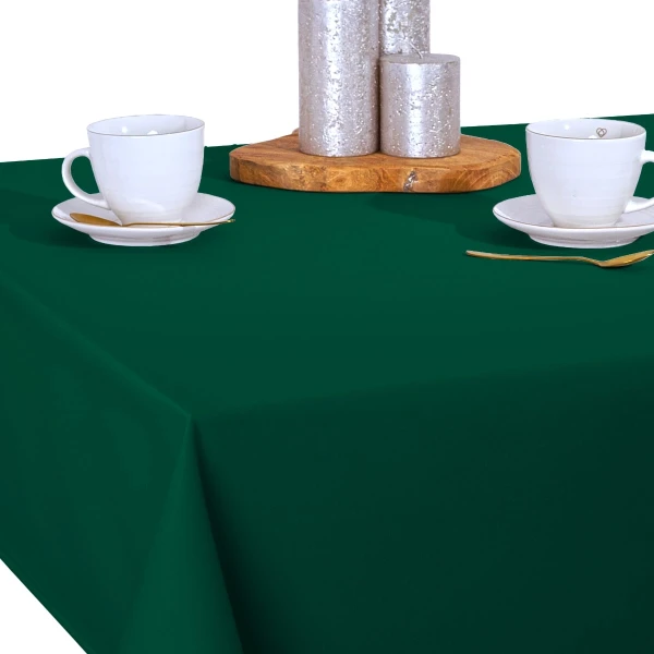 Tkanina Laura, kolor 2474 ciemny zielony