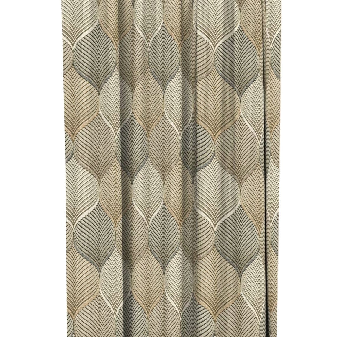 Zasłona na taśmie marszczącej Velvet Deco Druk Abstrakcyj