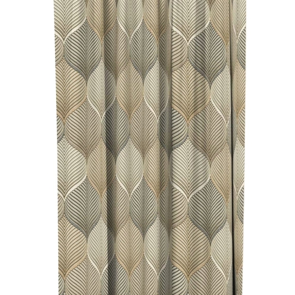 Zasłona na taśmie marszczącej Velvet Deco Druk Abstrakcyj