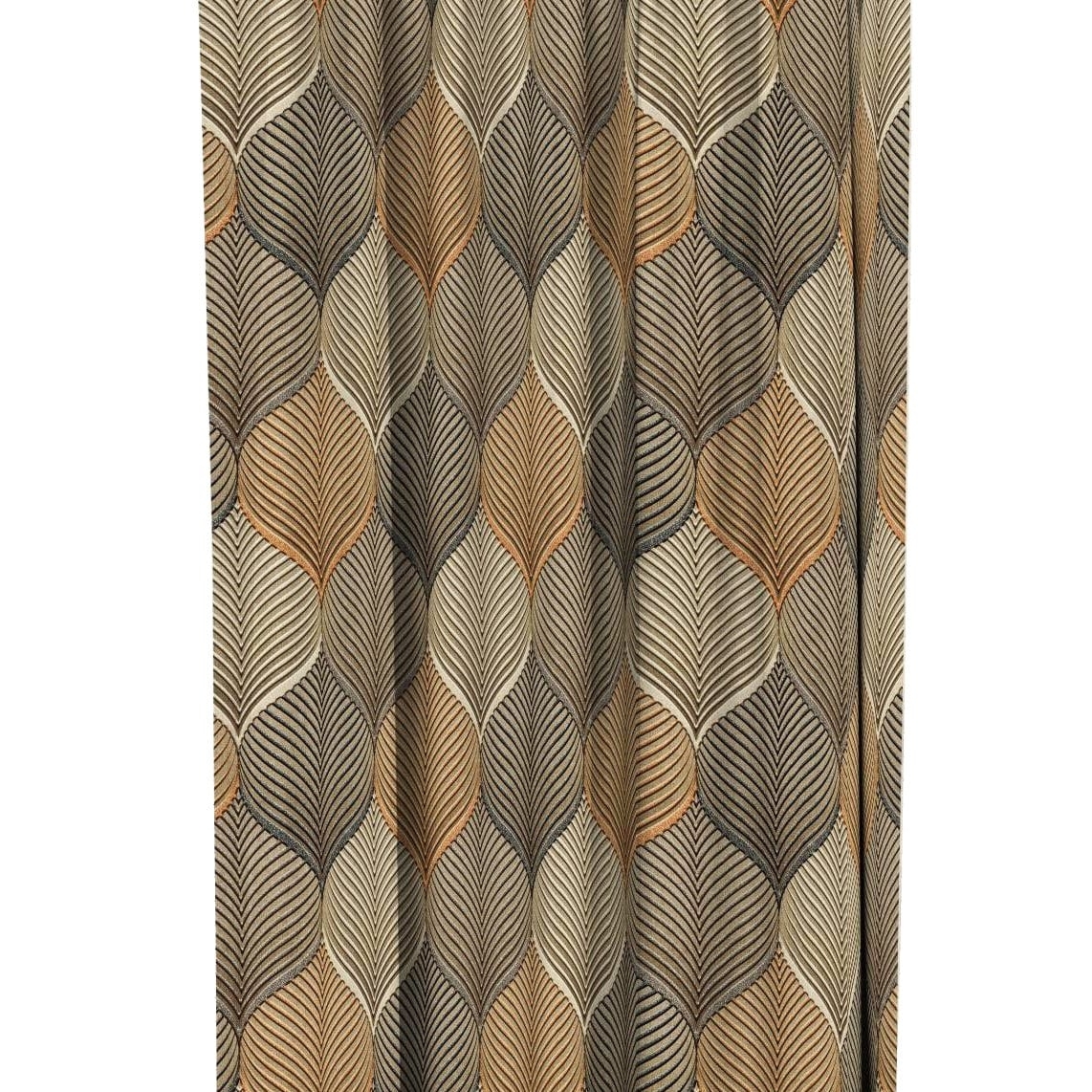 Zasłona na taśmie marszczącej Velvet Deco Druk Abstrakcyj