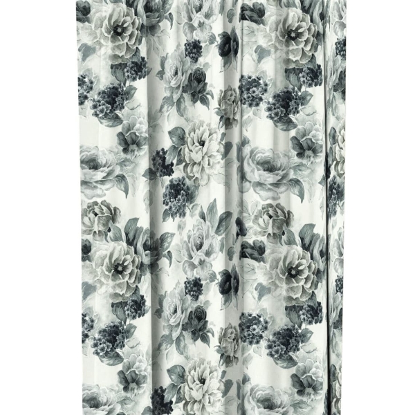 Zasłona w kwiaty Velvet Deco Druk 54960-1010, szerokość 1