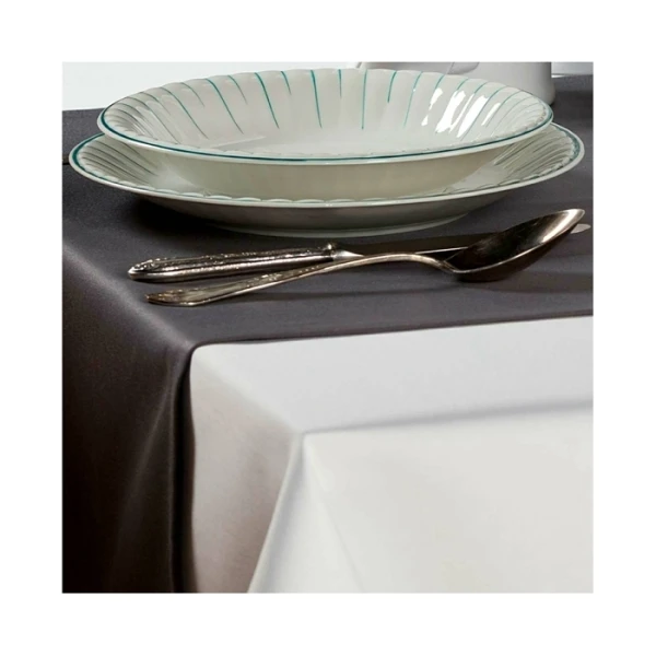 Wyprzedaż Obrus Lamia 04(E) ecru z listwą 3cm, 125x150 cm