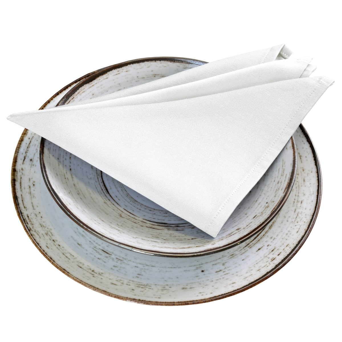 Serwetki Bankietowe Materiałowe Markus, Biały 01W