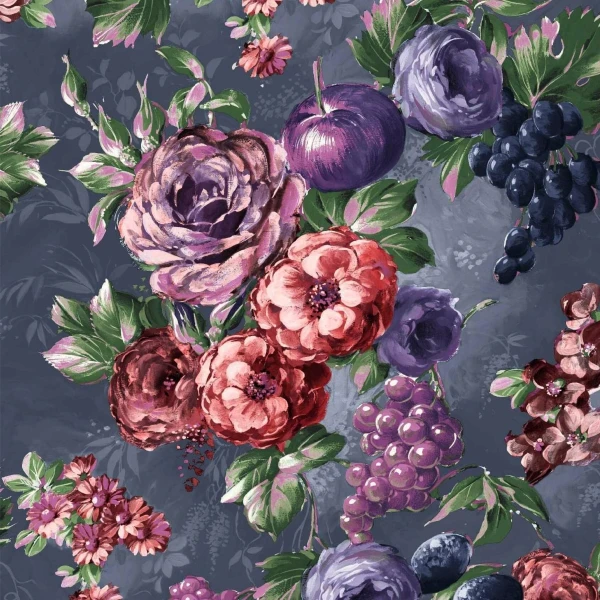 Zasłona drukowana Minos 55711-1013, szerokość 140 cm x wy