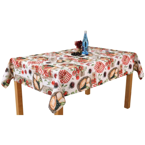 Obrus Plamoodporny Druk w Stylu Włoskim - Smaki Toskanii 10