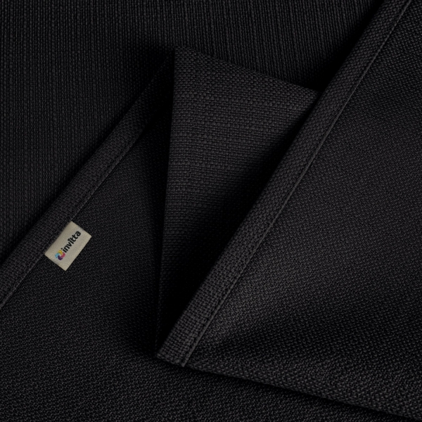 Obrus Bawełniano-Poliestrowy Czarny 80x80 cm - Plamoodporny