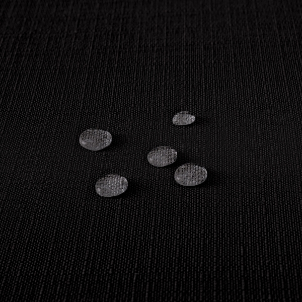 Obrus Bawełniano-Poliestrowy Czarny 80x80 cm - Plamoodporny