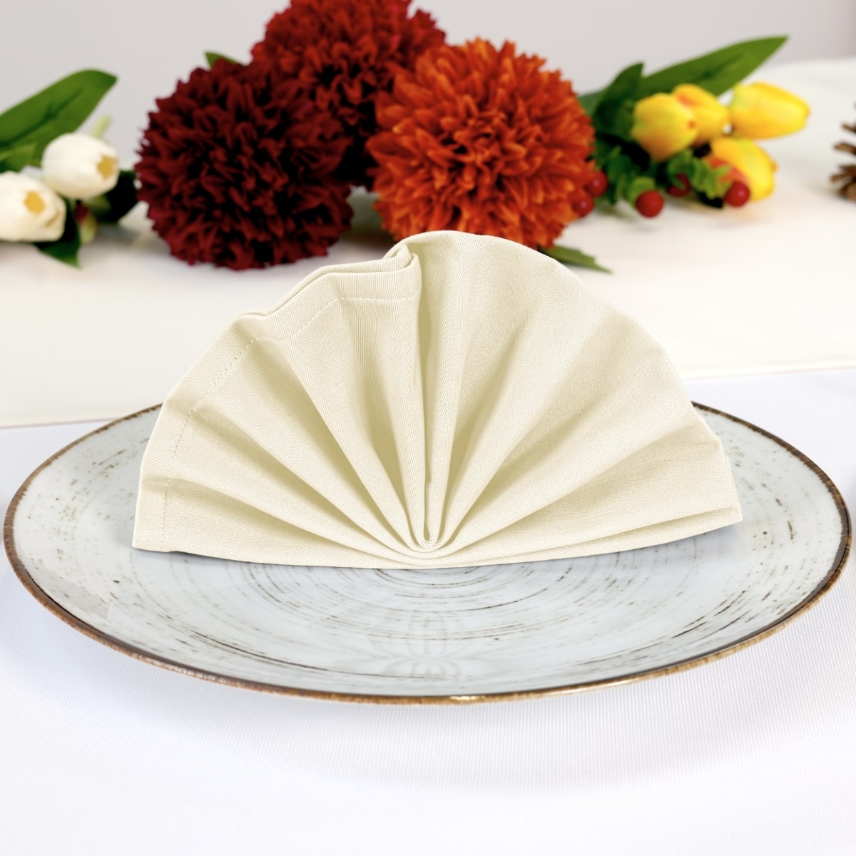 Serwetki Bankietowe Materiałowe Markus, Ecru 04E