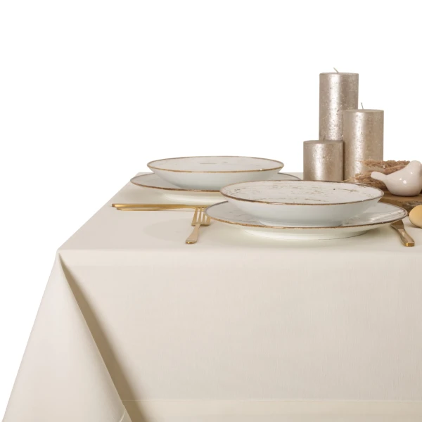 Wyprzedaż Obrus bawełniano-poliestrowy plamoodporny O3 Max