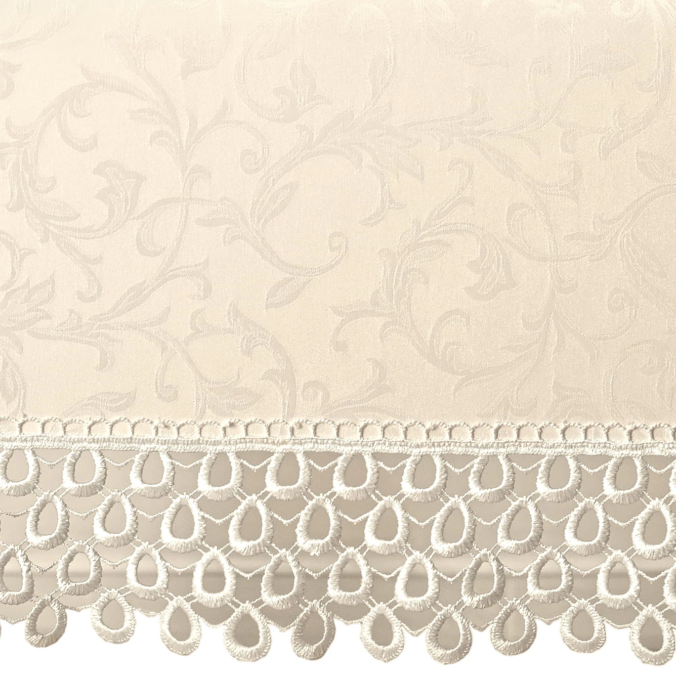 Wyprzedaż Obrus  plamoodporny z gipiurą Ares G0609 ecru 13