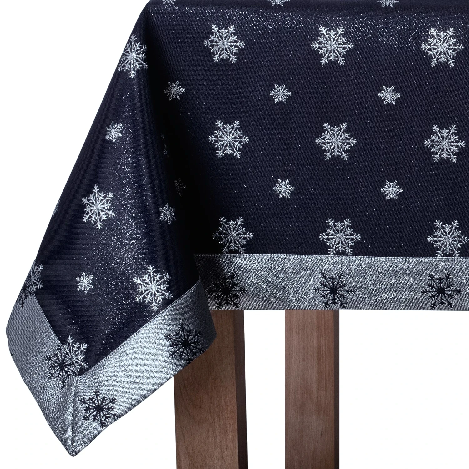 Wyprzedaż Obrus świąteczny z mankietem 5cm LX-32915 grana