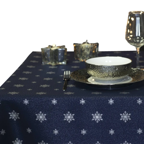 Wyprzedaż Obrus świąteczny z mankietem 5cm LX-32915 grana