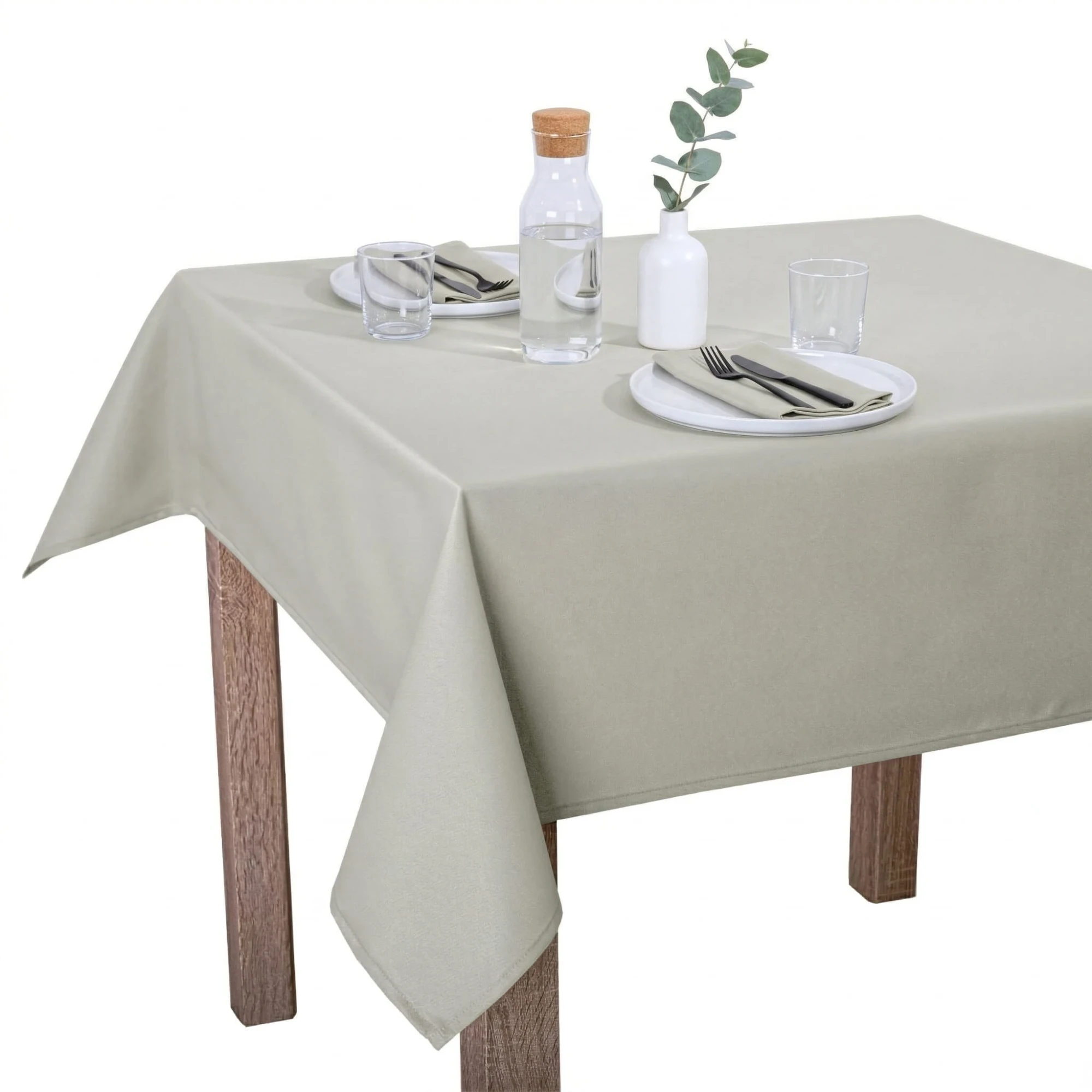 Szary Obrus Restauracyjny Plamoodporny – Matowy Standard -