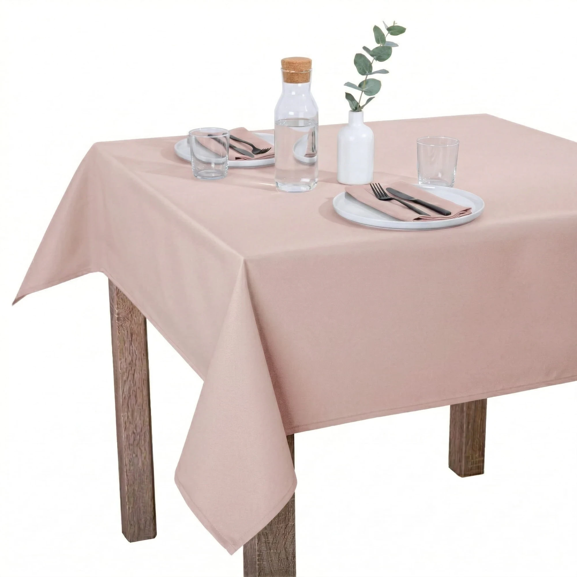 Obrus Restauracyjny Plamoodporny Pudrowy Róż – Matowy St