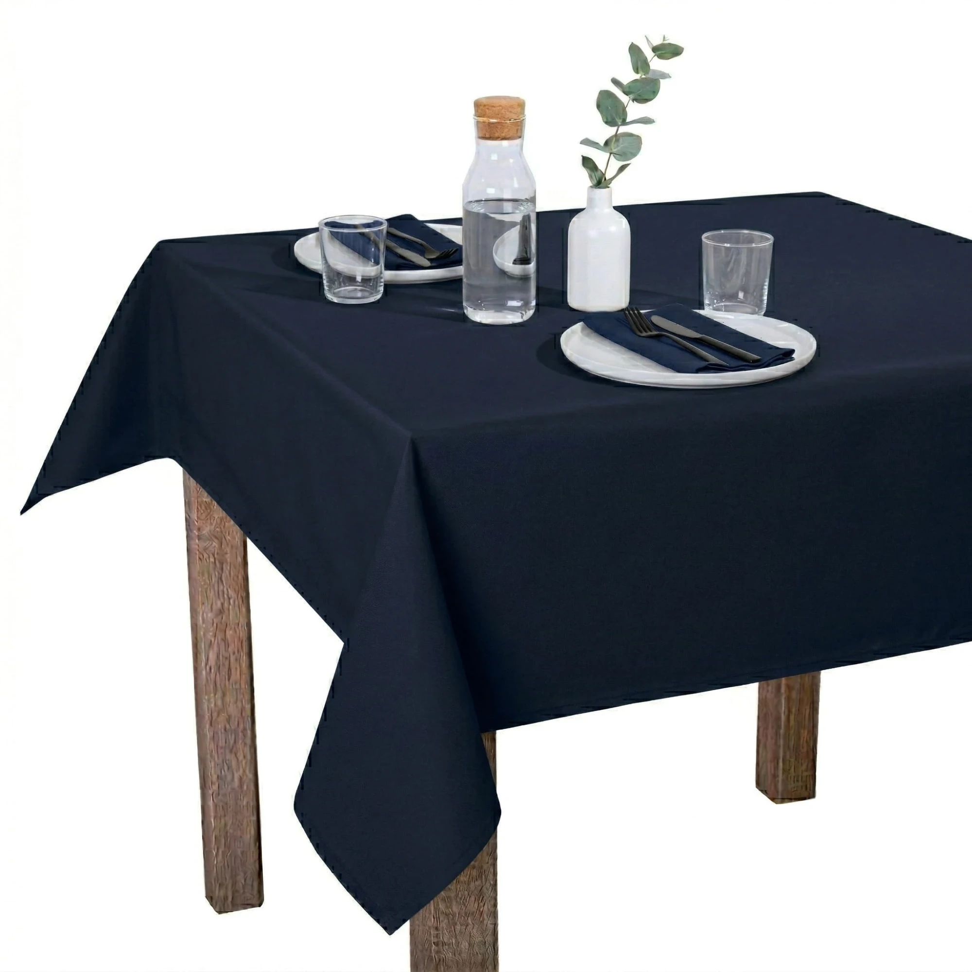 Granatowy Obrus Restauracyjny Plamoodporny – Matowy Standa
