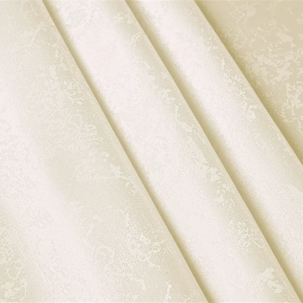 Elegancki Bieżnik Ecru – Wzór Marmurek z Ozdobnym Mankie