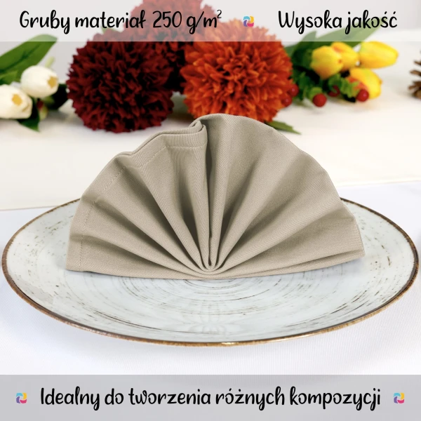 Profesjonalna Serwetka Bankietowa Bawełniano-Poliestrowa 25