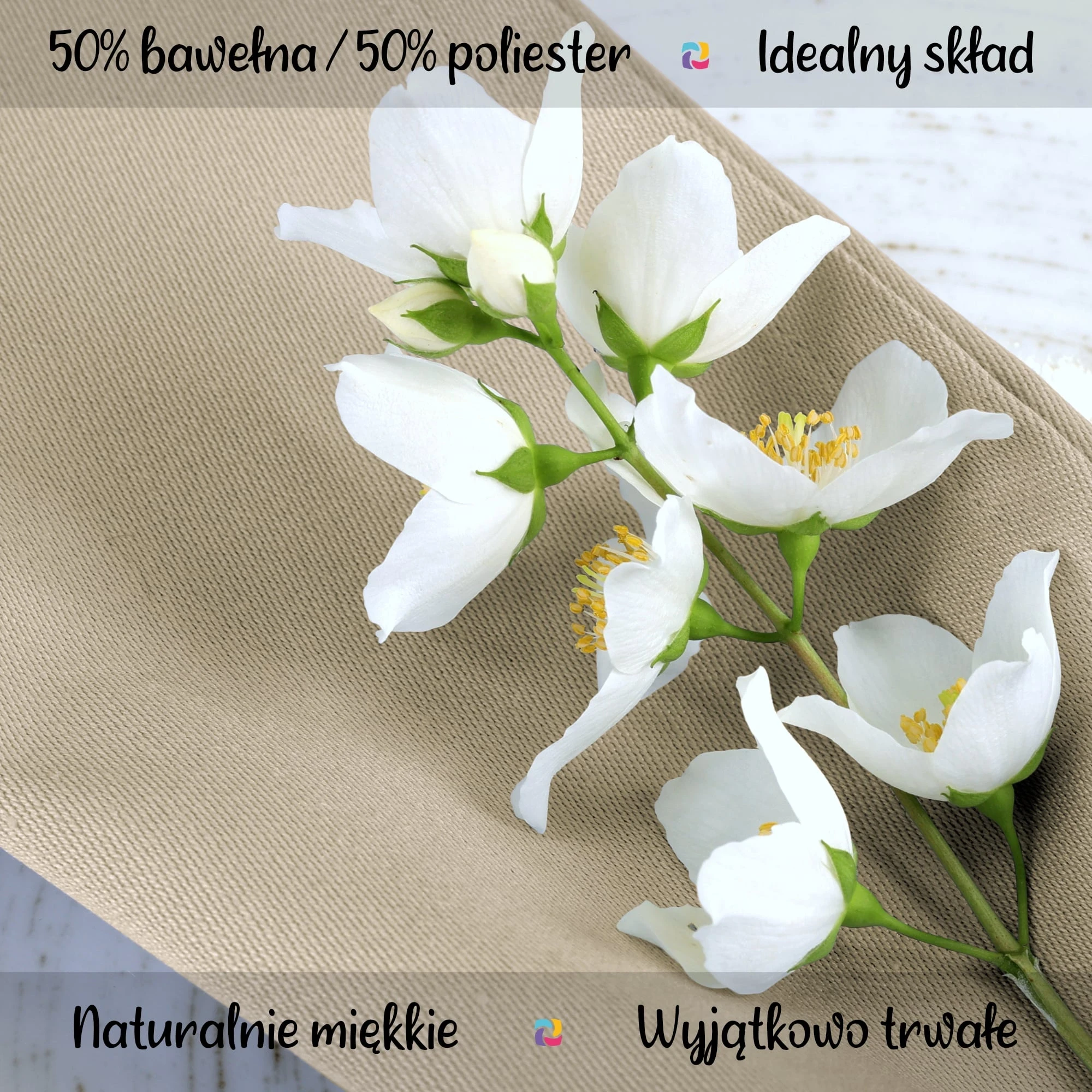 Profesjonalna Serwetka Bankietowa Bawełniano-Poliestrowa 25