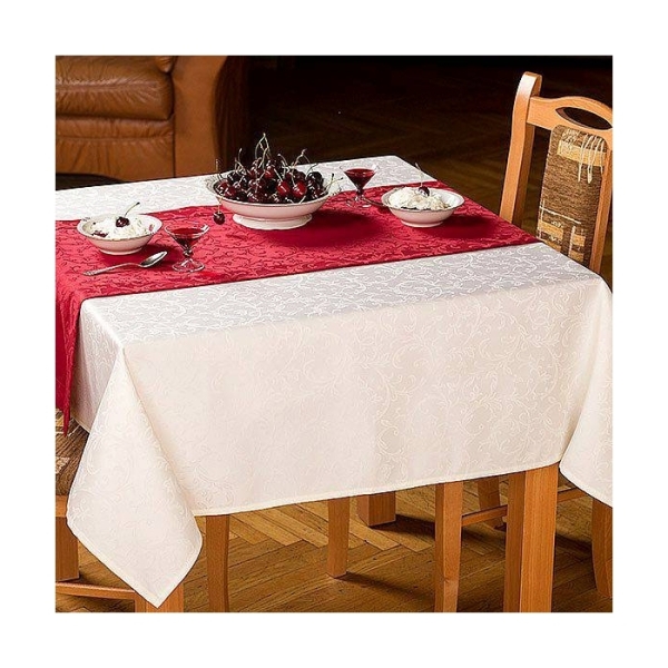 Wyprzedaż Obrus  plamoodporny Ares 354 bordowy U3, 110x160 