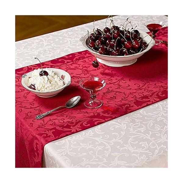 Wyprzedaż Obrus  plamoodporny Ares 354 bordowy U3, 110x160 