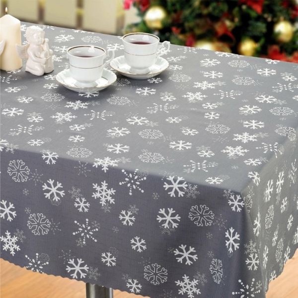 Wyprzedaż Obrus  plamoodporny U3 BN15 3789 szary, 100x150cm