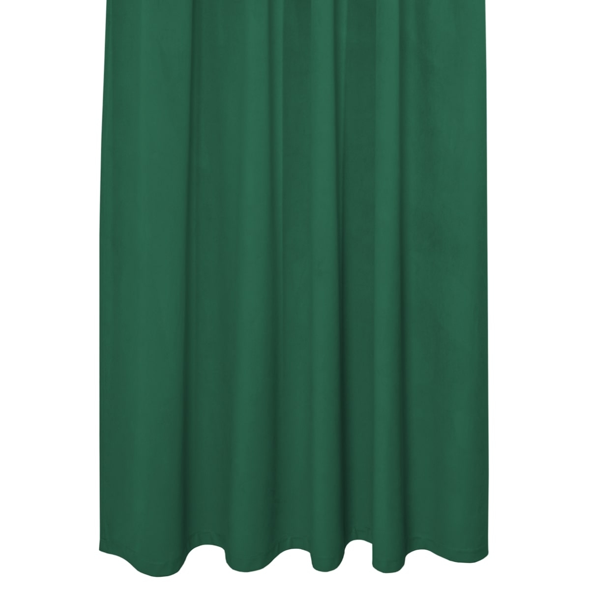 Zasłona welurowa na taśmie marszczącej Sara 108 zielony