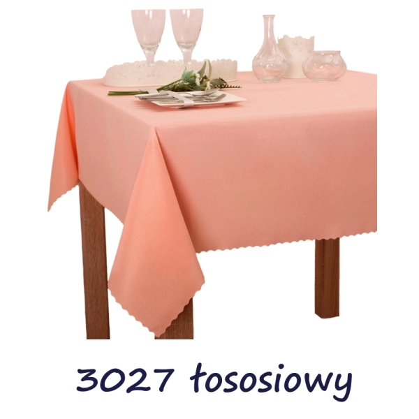 Wyprzedaż Obrus plamoodporny U2 Elbrus 3027 łososiowy , 1