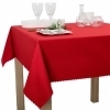 Wyprzedaż Obrus  plamoodporny U3 Elbrus czerwony  O140 cm