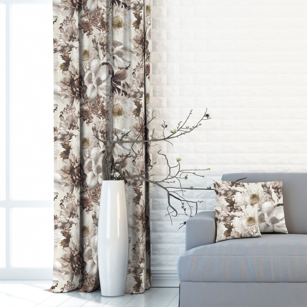 Zasłona drukowana na taśmie marszczącej Minos 55626-1011