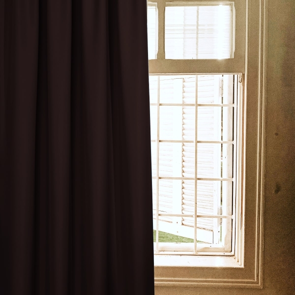 Zasłona Emma na taśmie marszczącej 1329 czekoladowy