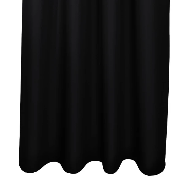 Zasłona Emma na taśmie marszczącej 1301 czarny