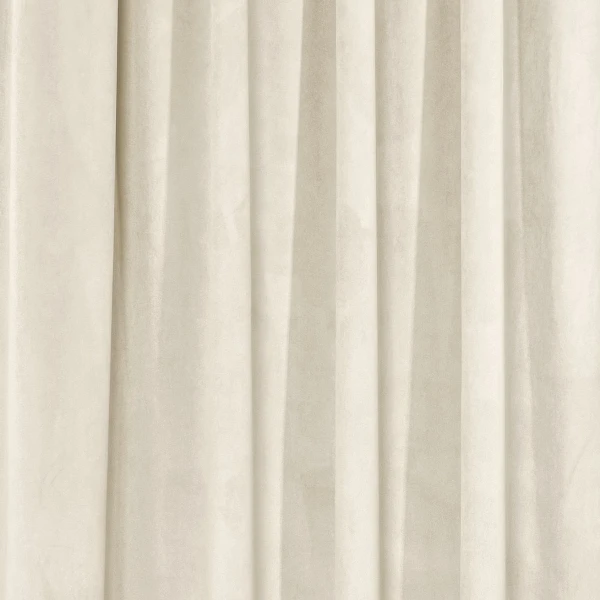Zasłona welurowa na taśmie marszczącej Sara 101 kremowy, 