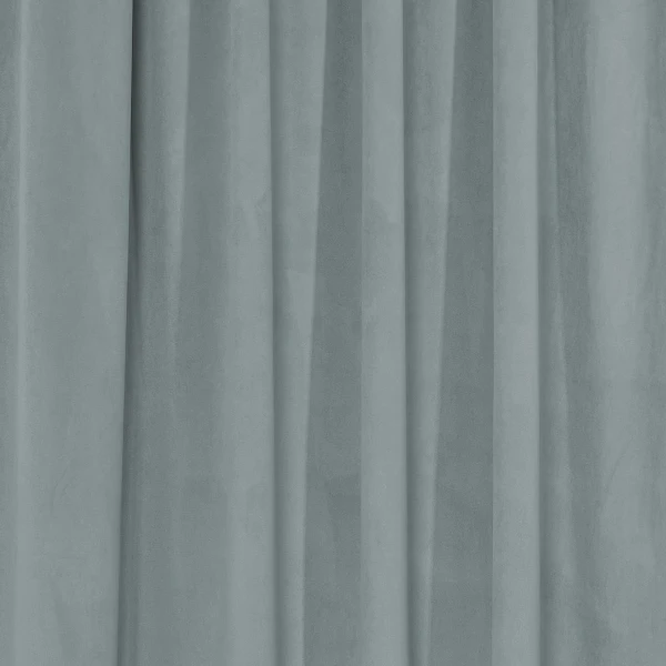 Zasłona welurowa na taśmie marszczącej Sara 117 szary, sz