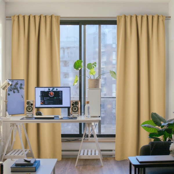 Tkanina zasłonowa na metry 100% zaciemniająca Blackout Uni