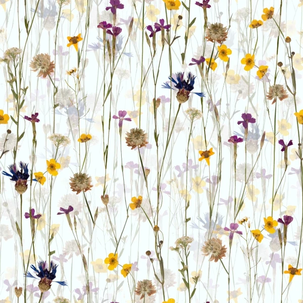 Zasłona w kwiaty Minos 370833-102, szerokość 140 cm x wys