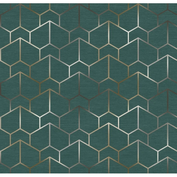 Zasłona druk geometryczny Minos 401141-102, szerokość 140