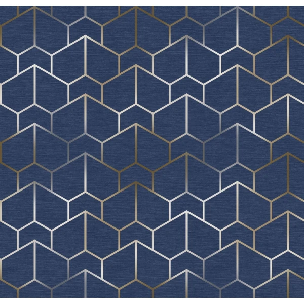 Zasłona druk geometryczny Minos 401141-105, szerokość 140