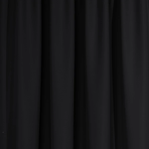 Zasłona Emma na taśmie marszczącej 1301 czarny, szerokoś