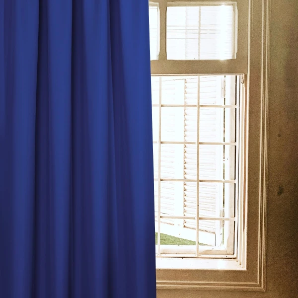 Zasłona Emma na taśmie marszczącej 1305 szafirowy, szerok